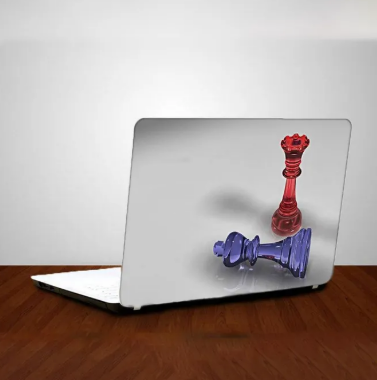 Chess Laptop Back Skin Sticker-Laptop Back Skin-Laptop Skin Vinyl Sticker Decal, 13 13.3 14.6 15 15.4 15.6 inch Laptop Skin Sticker Cover For All Laptops