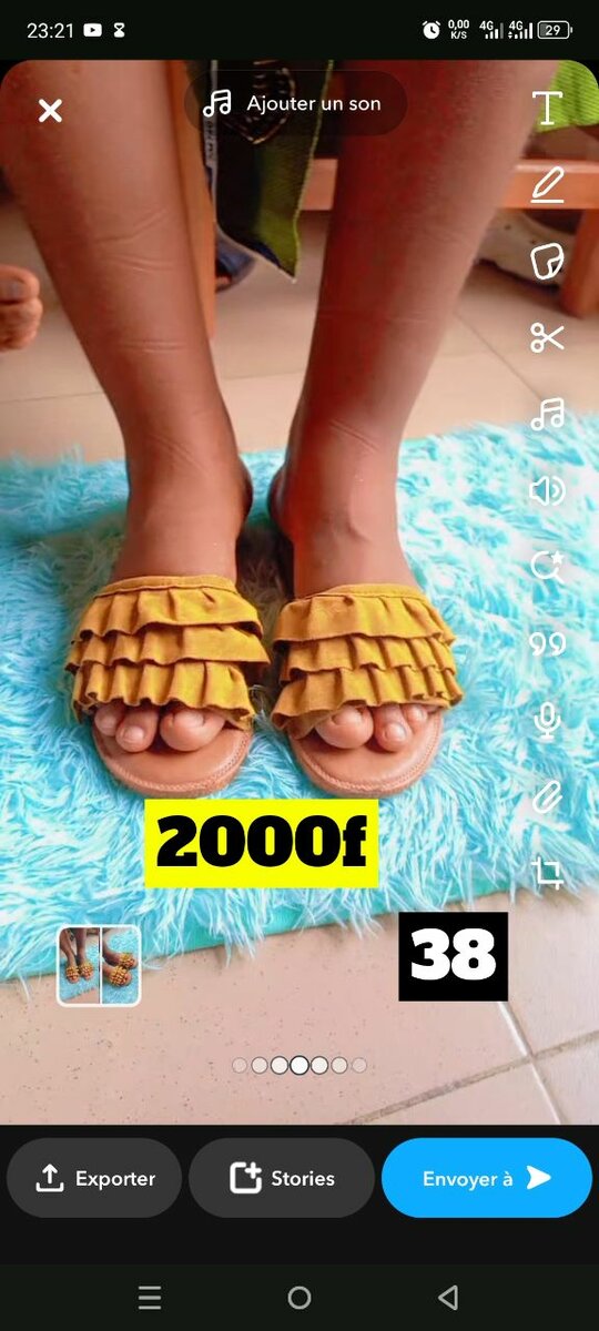 Chaussure a tallon femme