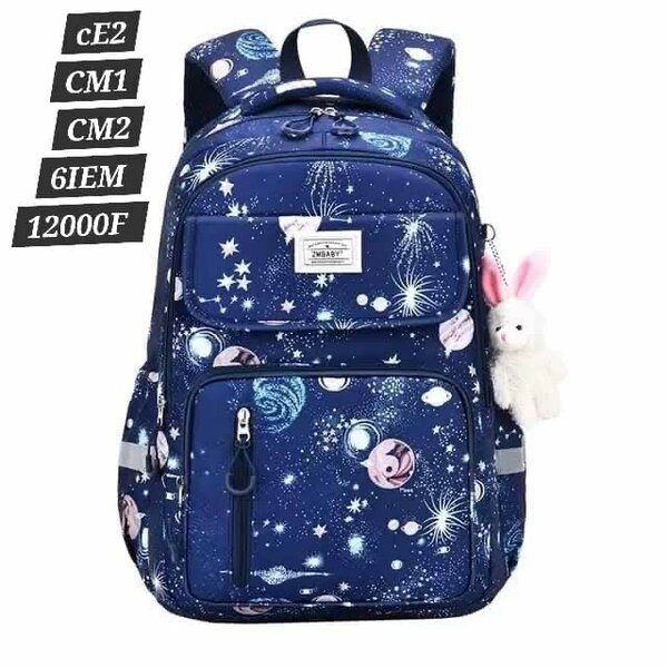 Sac à dos scolaire étoilé