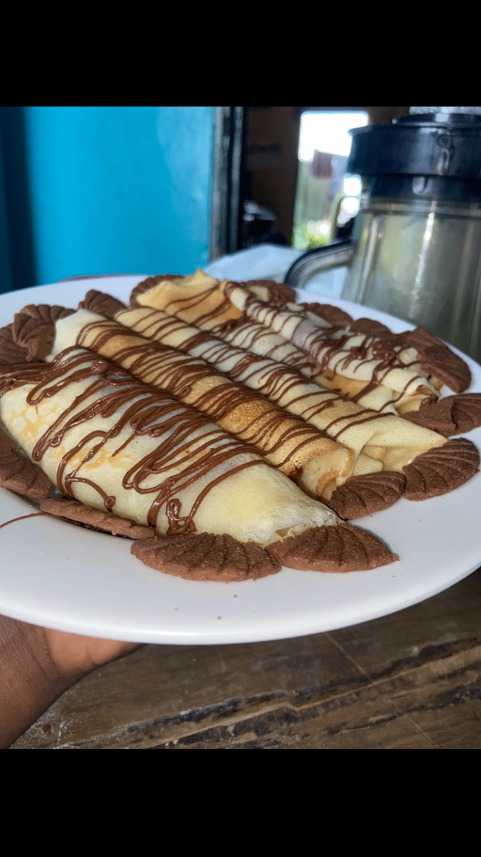 Crêpes sucrées au chocolat