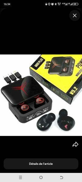 Écouteurs Sans Fil M88 Plus