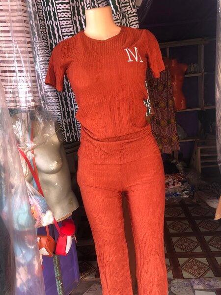 Tenue deux pièces orange