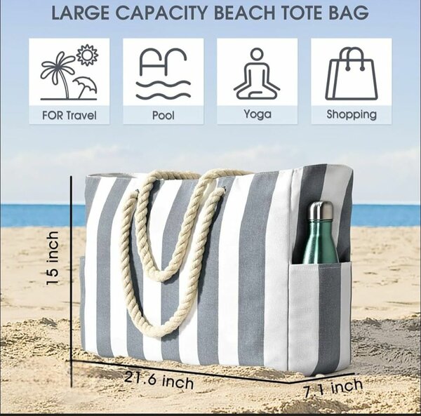 Sac de Plage Grande Capacité