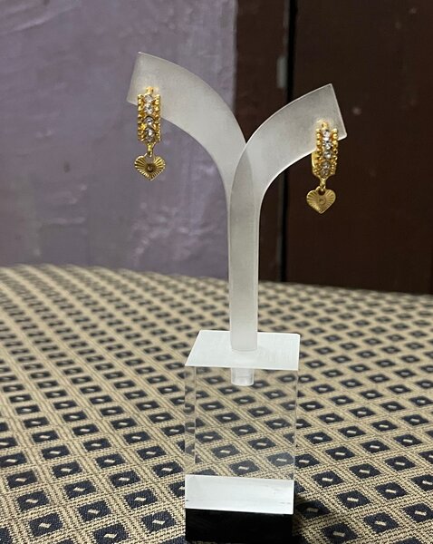 Boucles d'oreilles élégantes dorées