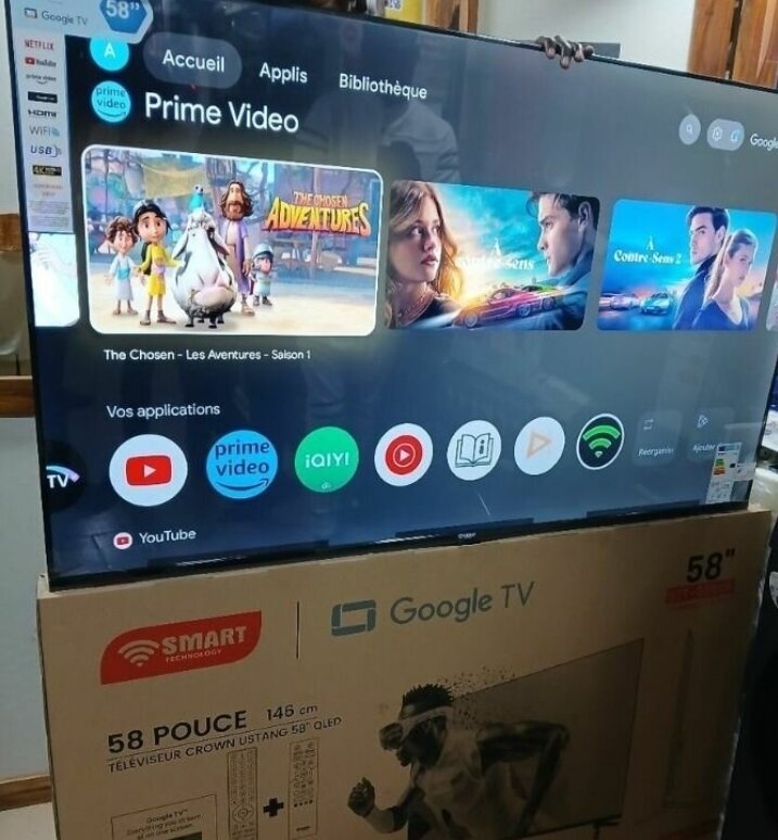Téléviseur 4K UHD 58 pouces Smart TV