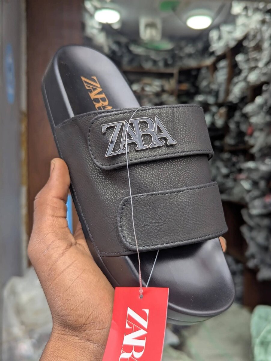 Tongs en cuir pour hommes