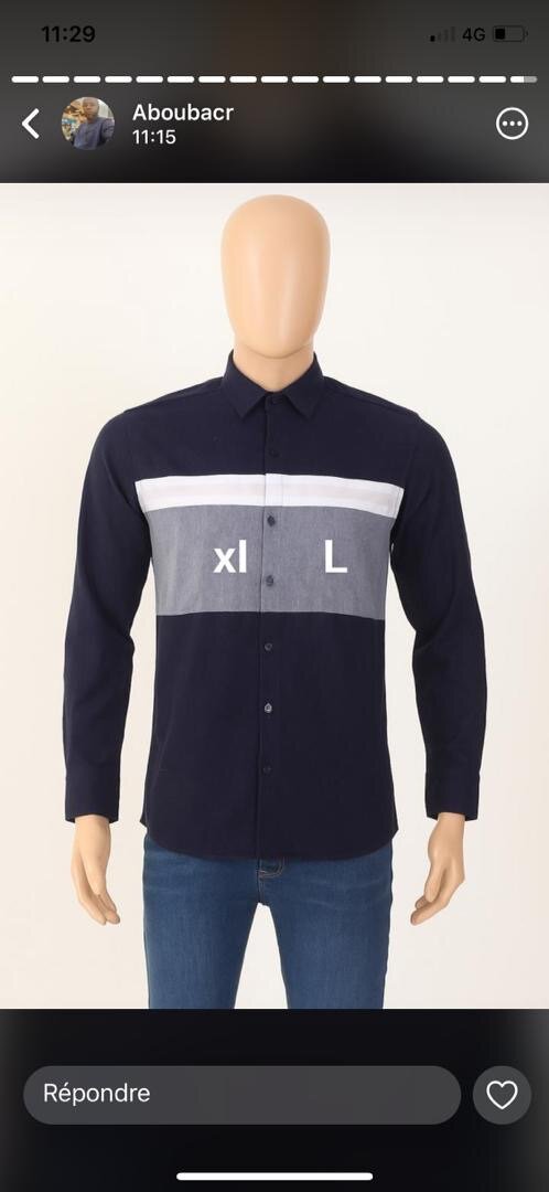 Chemise moderne pour hommes