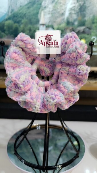 Handmade Crochet Scrunchie