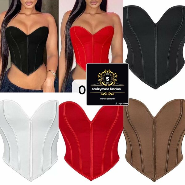 Crop Top Bustier Femme Stylé