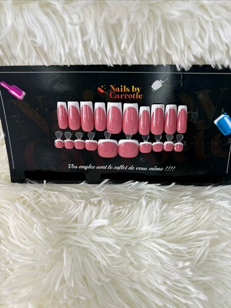 Ongles Press-Ons Roses