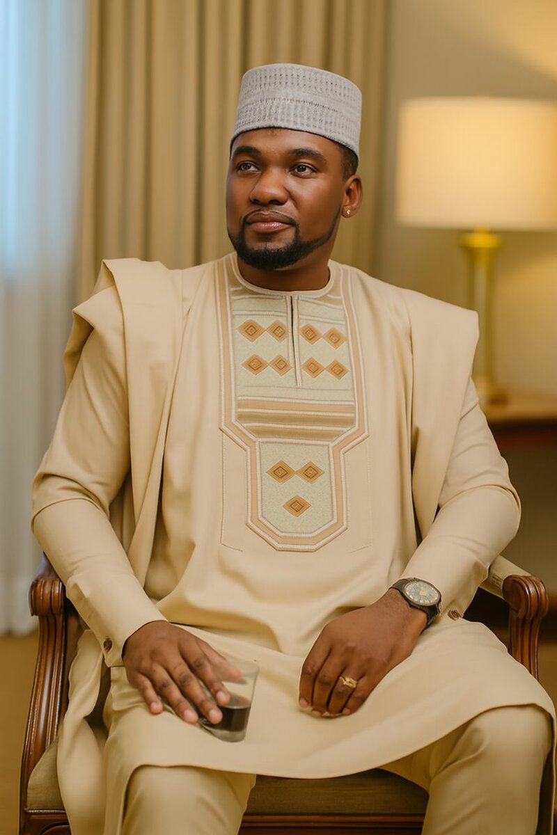 Boubou homme 3 pièces