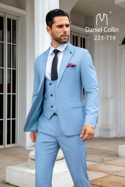 QUALITY DANIEL COLLIN 3PCS SUIT