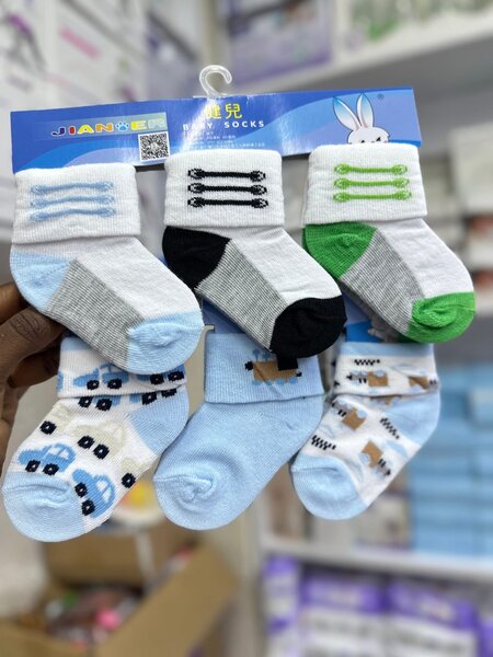 Chaussettes Bébé Animaux 6 Paires