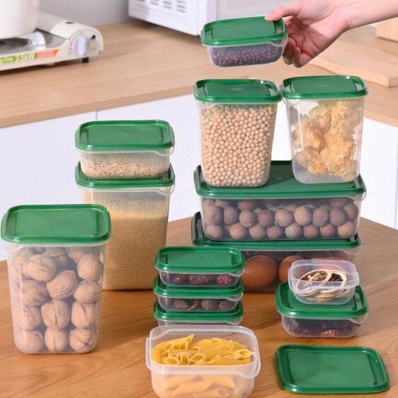 17pcs storage bowl. Microwave/refrigerator friendly