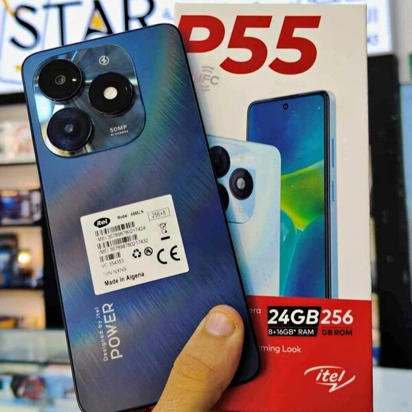 Téléphone itel P55 256 Go