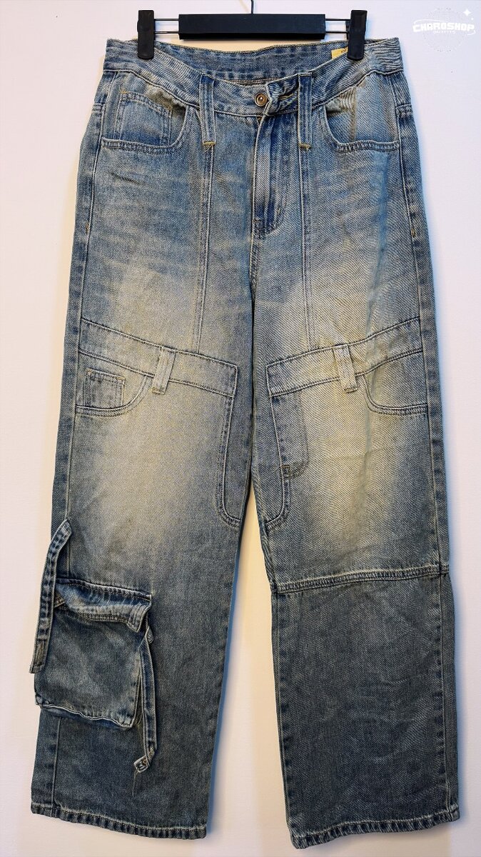 Jeans cargo décontracté homme