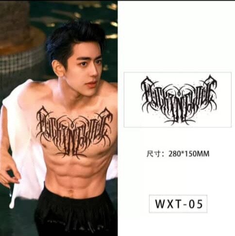 Semi permanent tattoo stickers