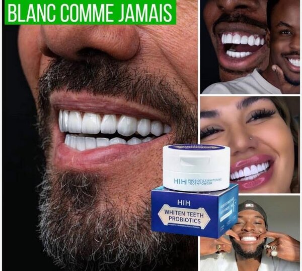 Poudre Dentaire Blancheur Probiotique