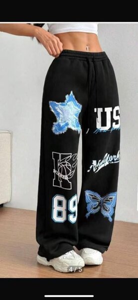 Pantalons larges tendance