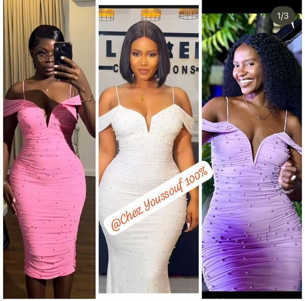 Robe moulante élégante strass