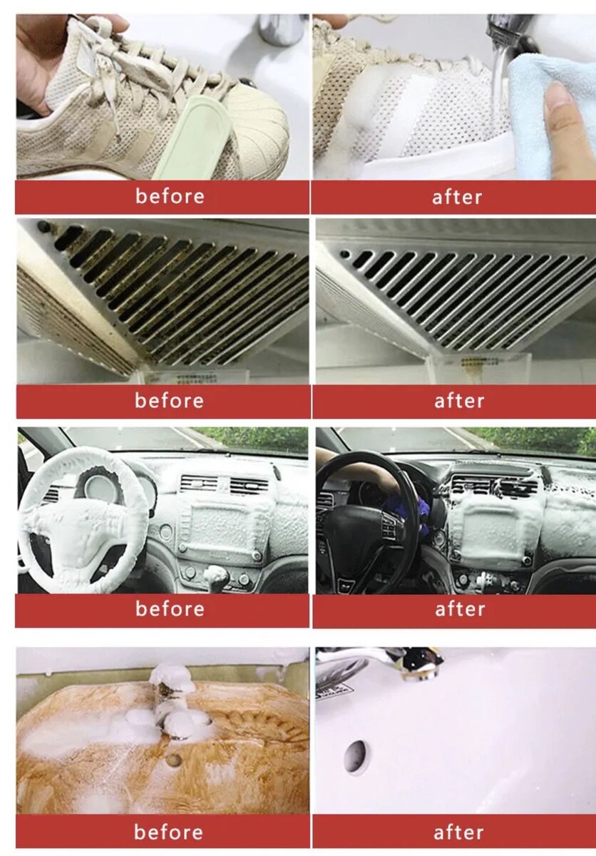 HERIOS - Détergent de nettoyage en spray (FOAM CLEANER)