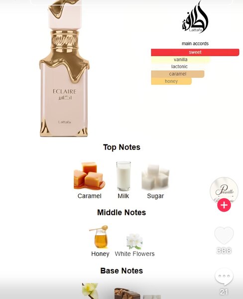 Parfum Eclaire par Lattafa