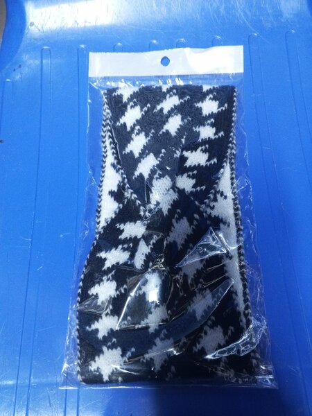 Bandeau tricoté à motif