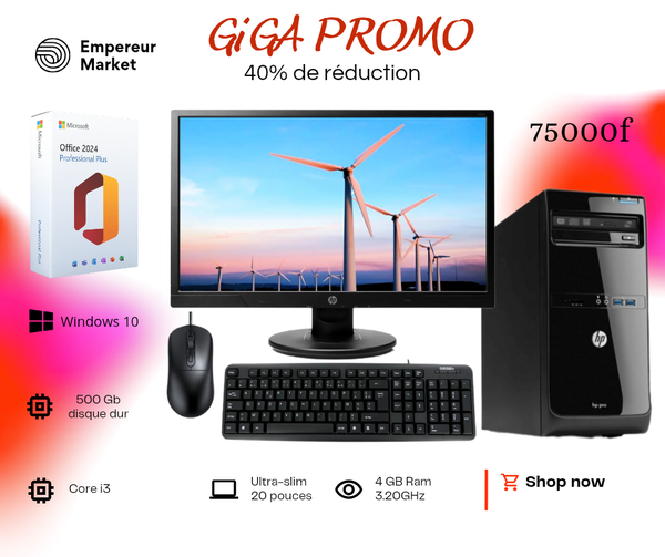 PC de Bureau Core i3