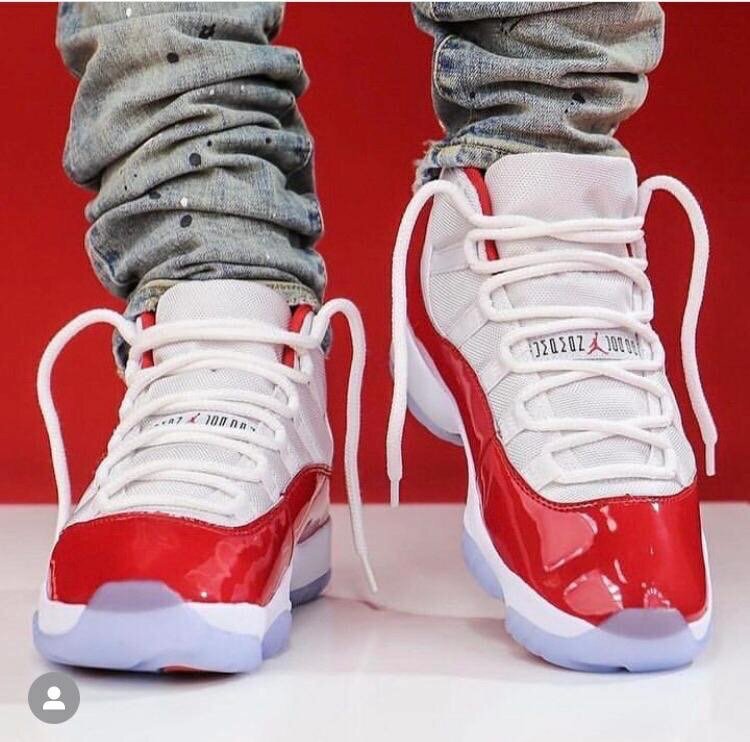 AIR JORDAN 11 RED AND WHITE