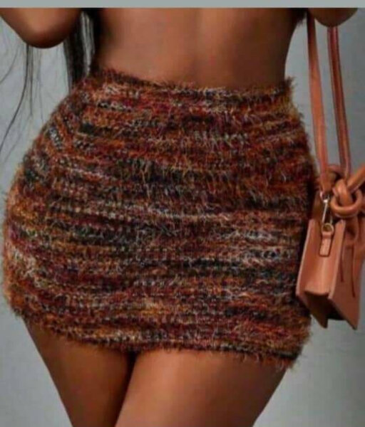 Jupe fleurie en volants