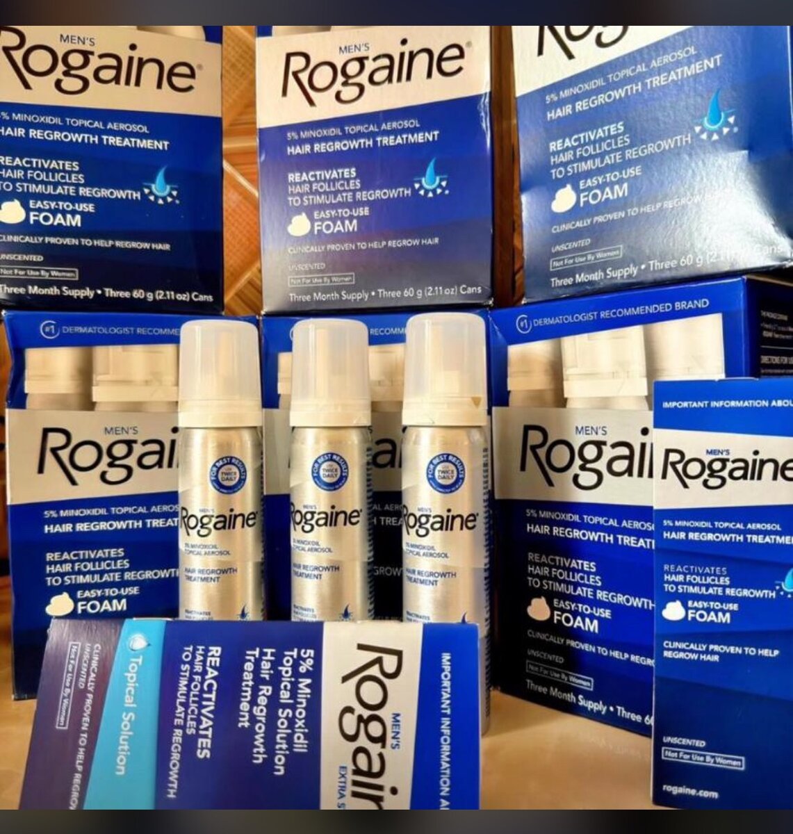 Rogaine foam
