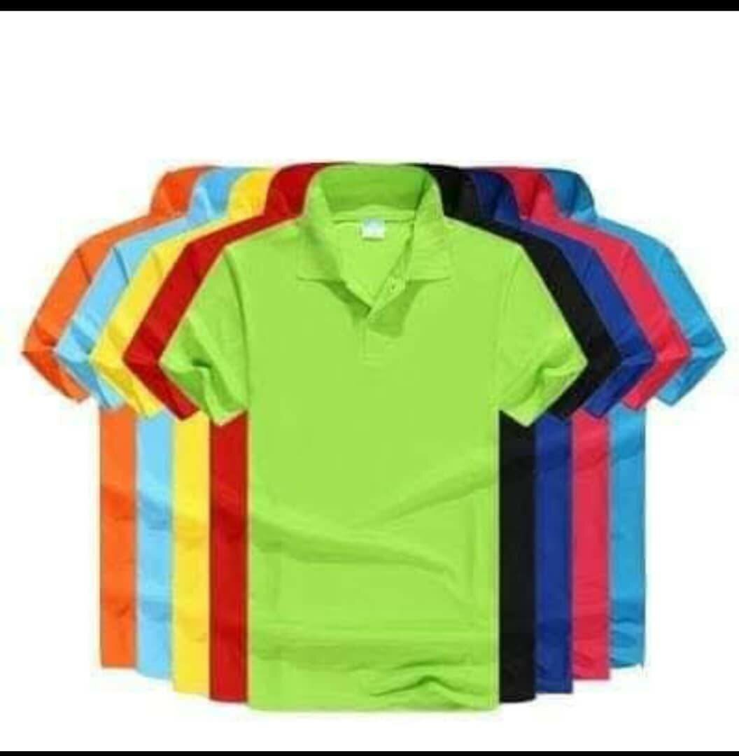 T-shirts polo colorés unisexe