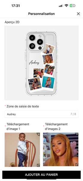 Coque Personnalisée pour iPhone