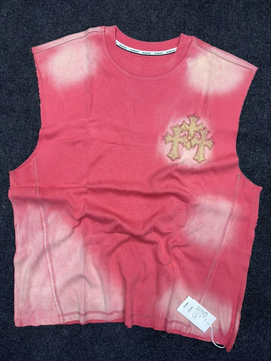 t-shirt démembré brodé