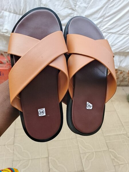 Sandales en cuir confort