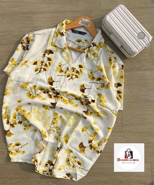 Chemise d'été florale homme