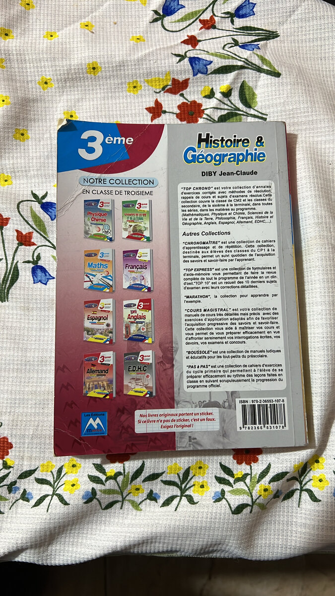 Livre Histoire & Géographie 3ème