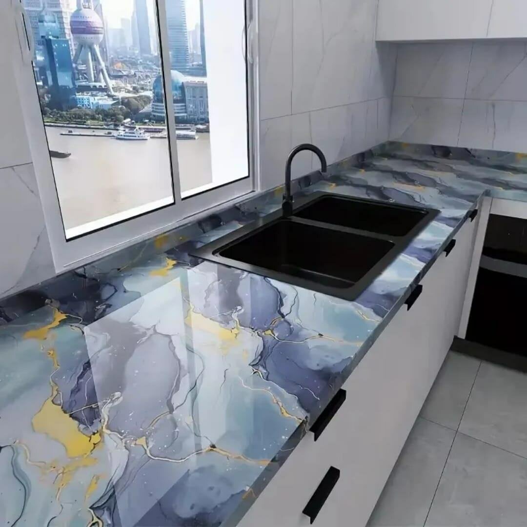 Film adhésif marbre élégant