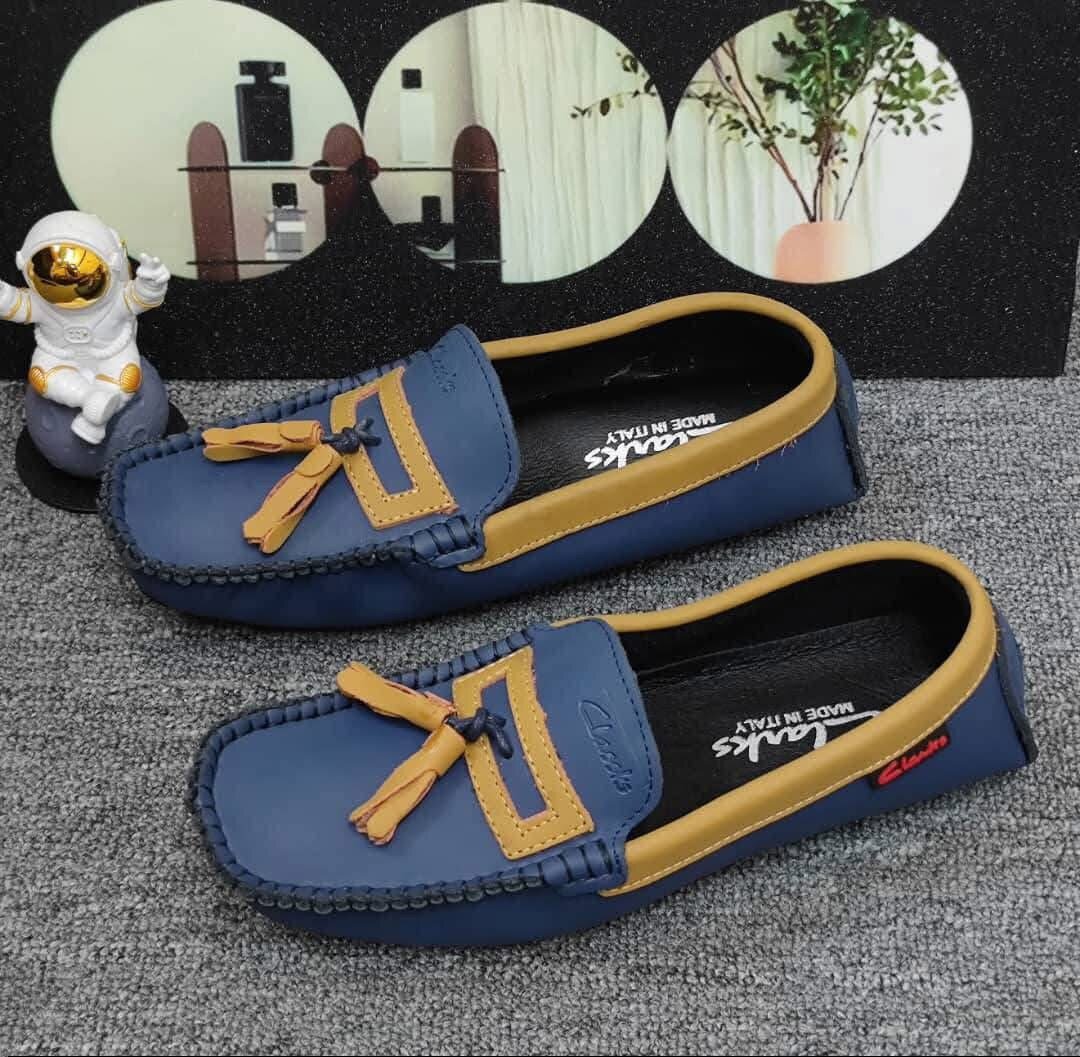 Chaussures mocassins en cuir pour hommes