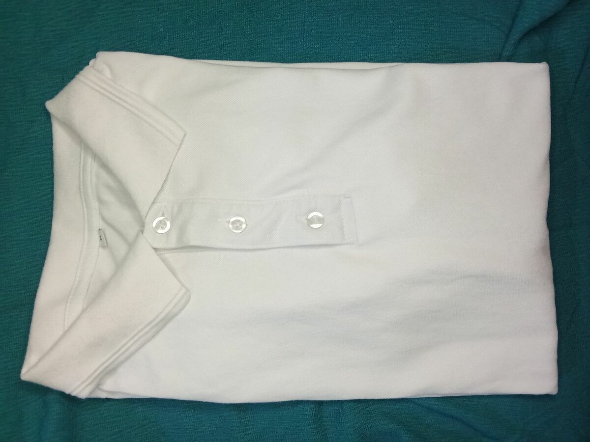 Polo blanc classique homme