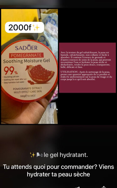 Hydratant Grenade 99%