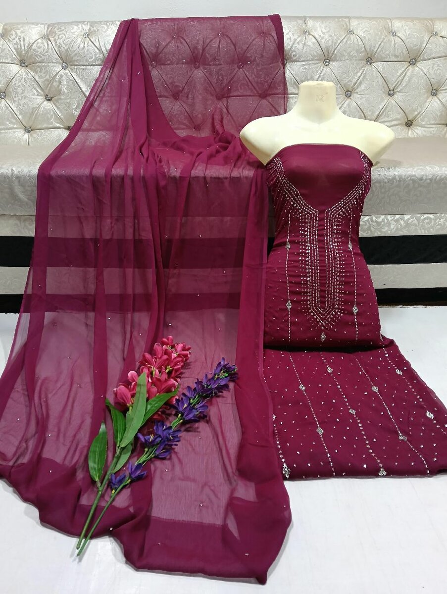 New arrival chiffon 2 pc 10 colours available