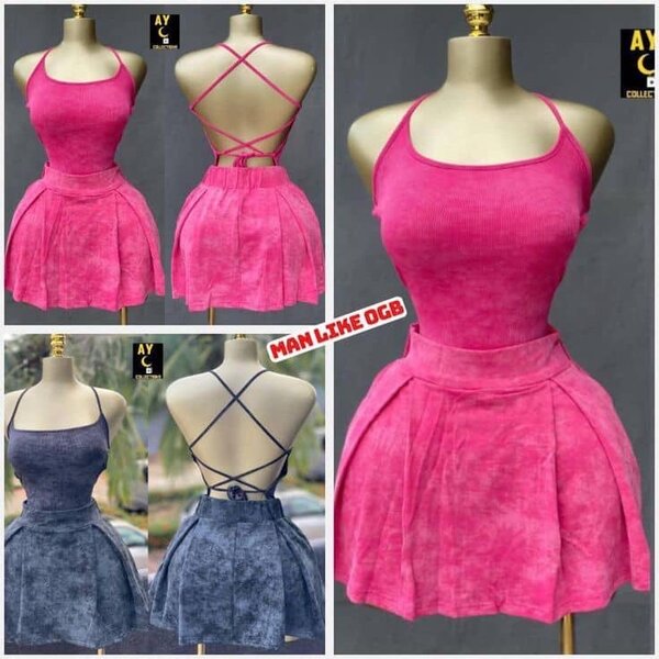 Robe chic dos croisé