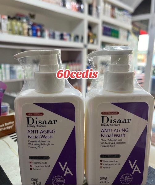 Anti aging facial wash