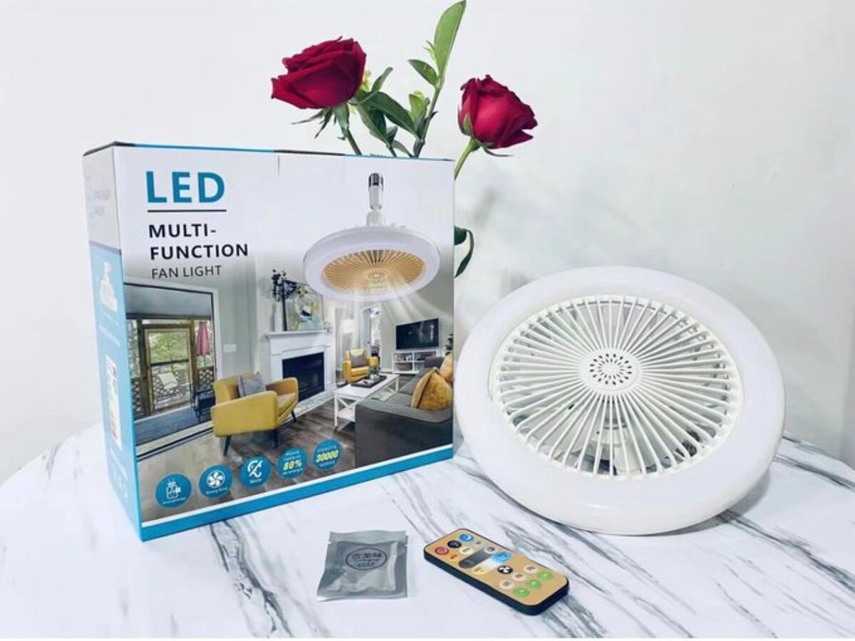 Ventilateur plafonnier LED