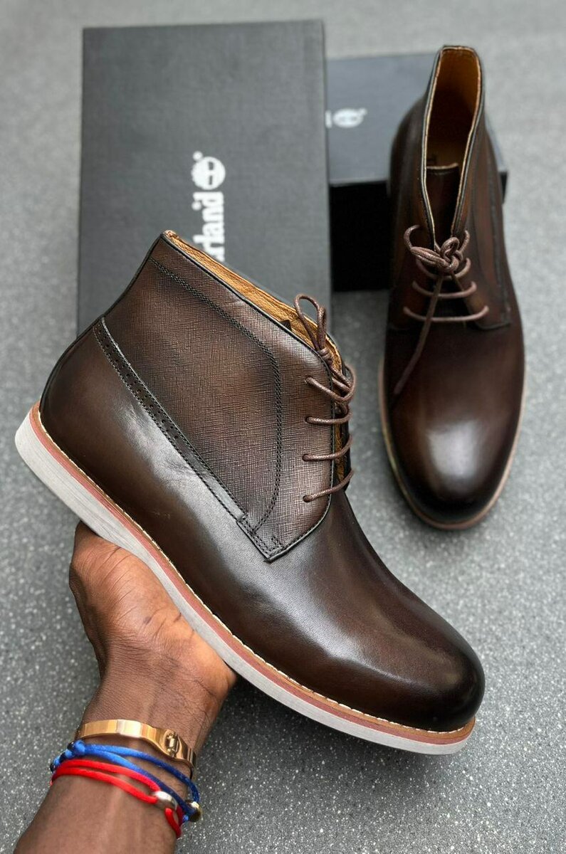 Snekears en cuir pour hommes