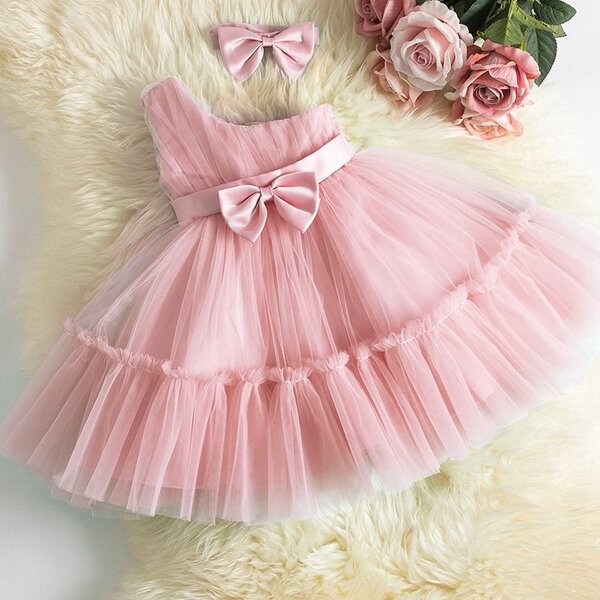 Robe de princesse rose