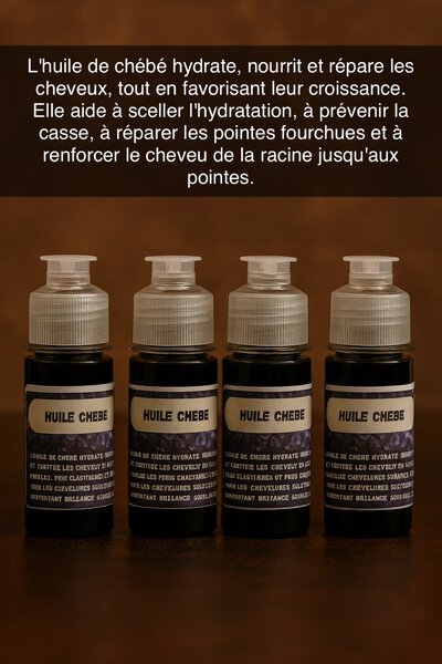 Huile de Chébé Réparatrice Cheveux