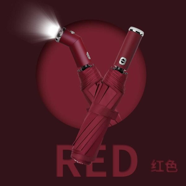 Parapluie automatique avec lampe LED