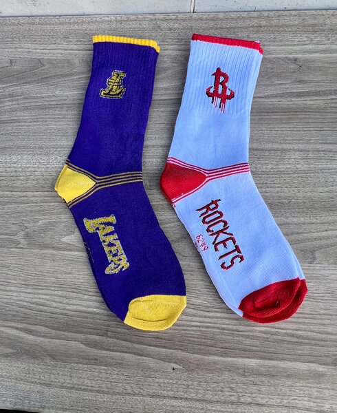 Chaussettes NBA Lakers Rockets
